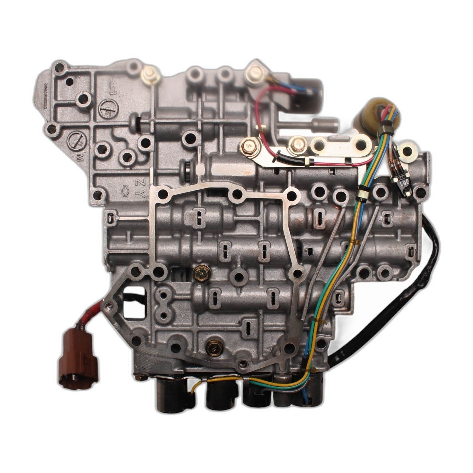 Nissan RE4F04A 4F20E Valve Body 5 Solenoids Long Harness Altima Sentra Maxima