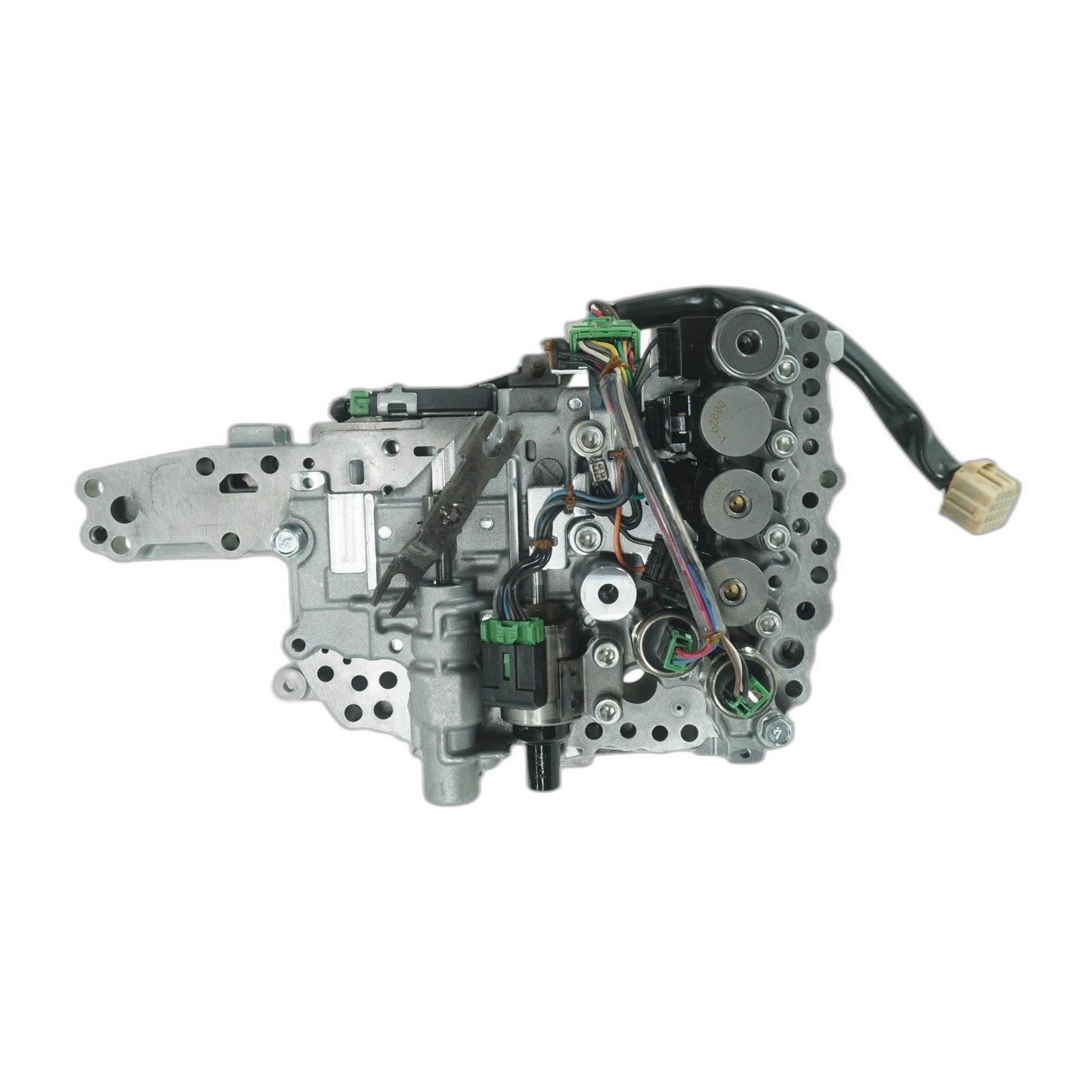 Nissan CVT Valve Body JF011E RE0F10A 2 Black Switches Large Hole Orange Black