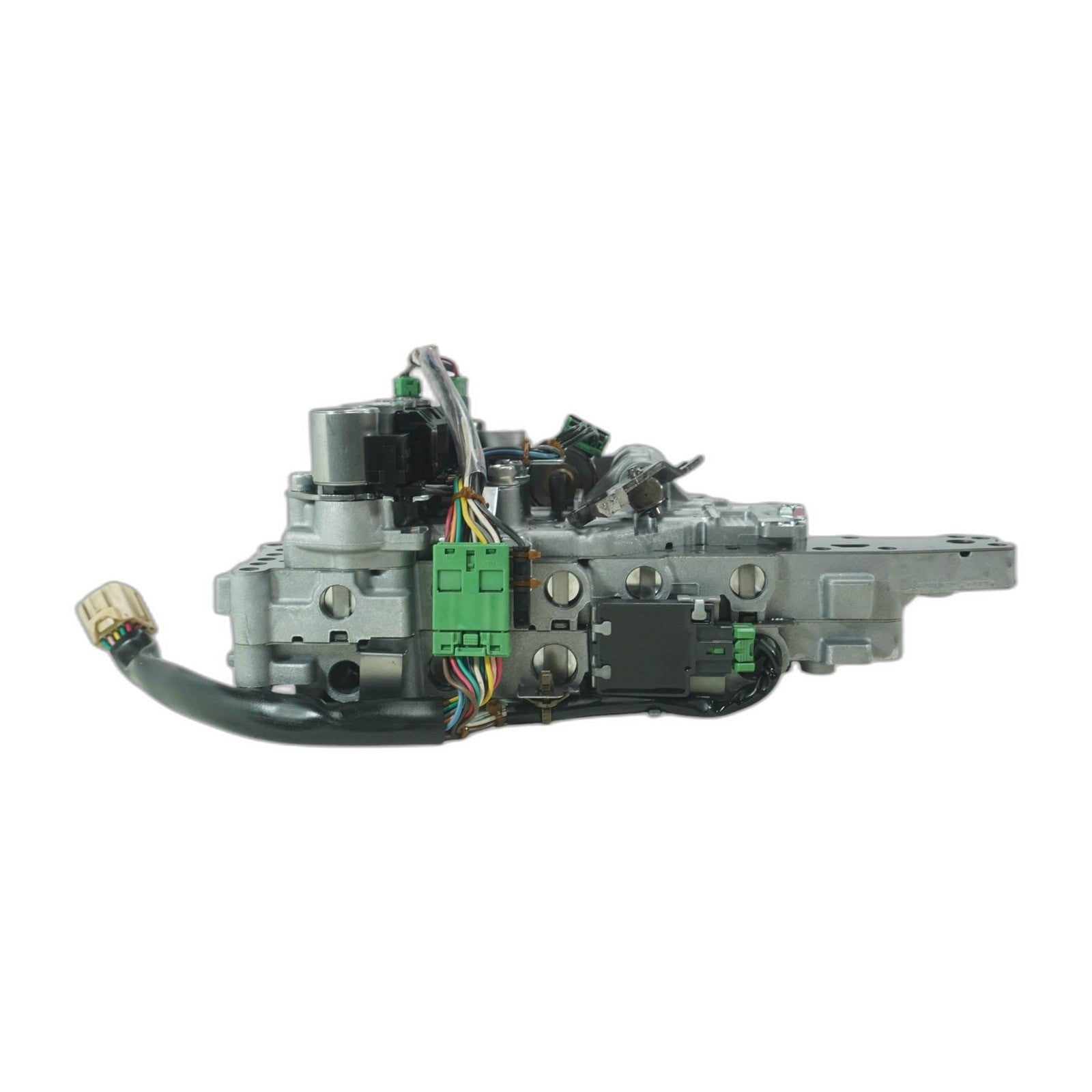 Nissan CVT Valve Body JF011E RE0F10A 2 Black Switches Large Hole Orange Black