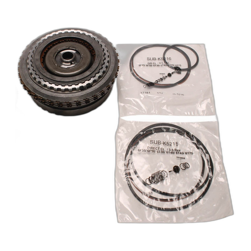 GM 6T40 6T45 4-5-6 Clutch Drum Gen 2 3-Ring 9-Hole New Rings Cruze Equinox