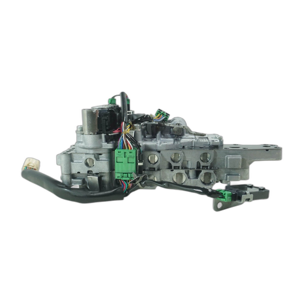 Nissan CVT Valve Body JF011E RE0F10A 2 Black Switches Small Hole Green Wires