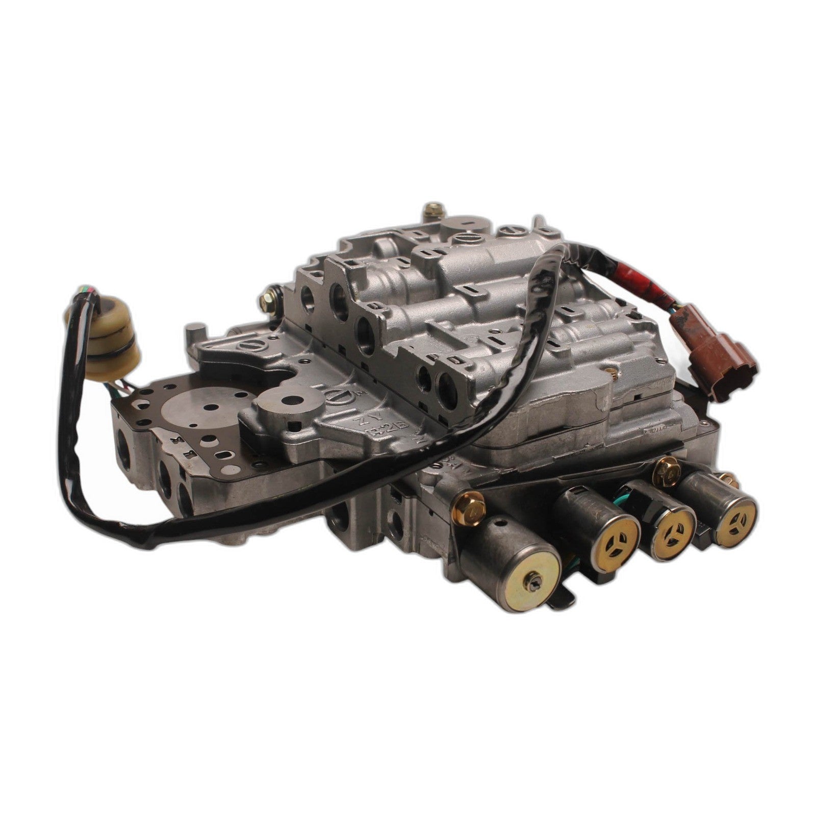 Nissan RE4F04A 4F20E Valve Body 5 Solenoids Long Harness Altima Sentra Maxima
